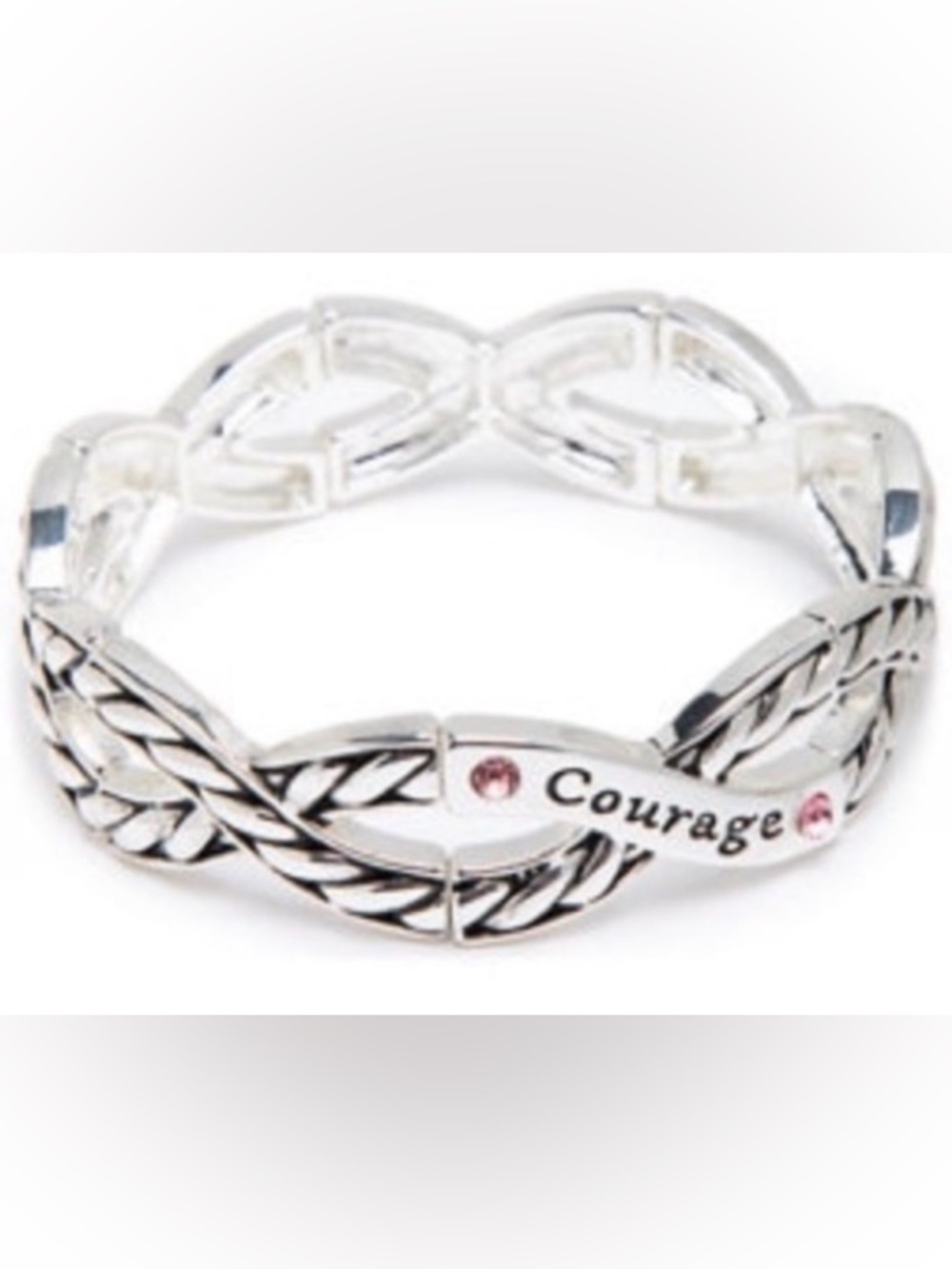 Kim Rogers Bracelet 2.5” Courage Wave Silver